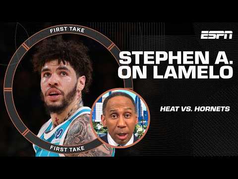 Stephen A. expects LaMelo Ball to PUT ON A SHOW in the Heat-Hornets matchup 🍿 | First Take